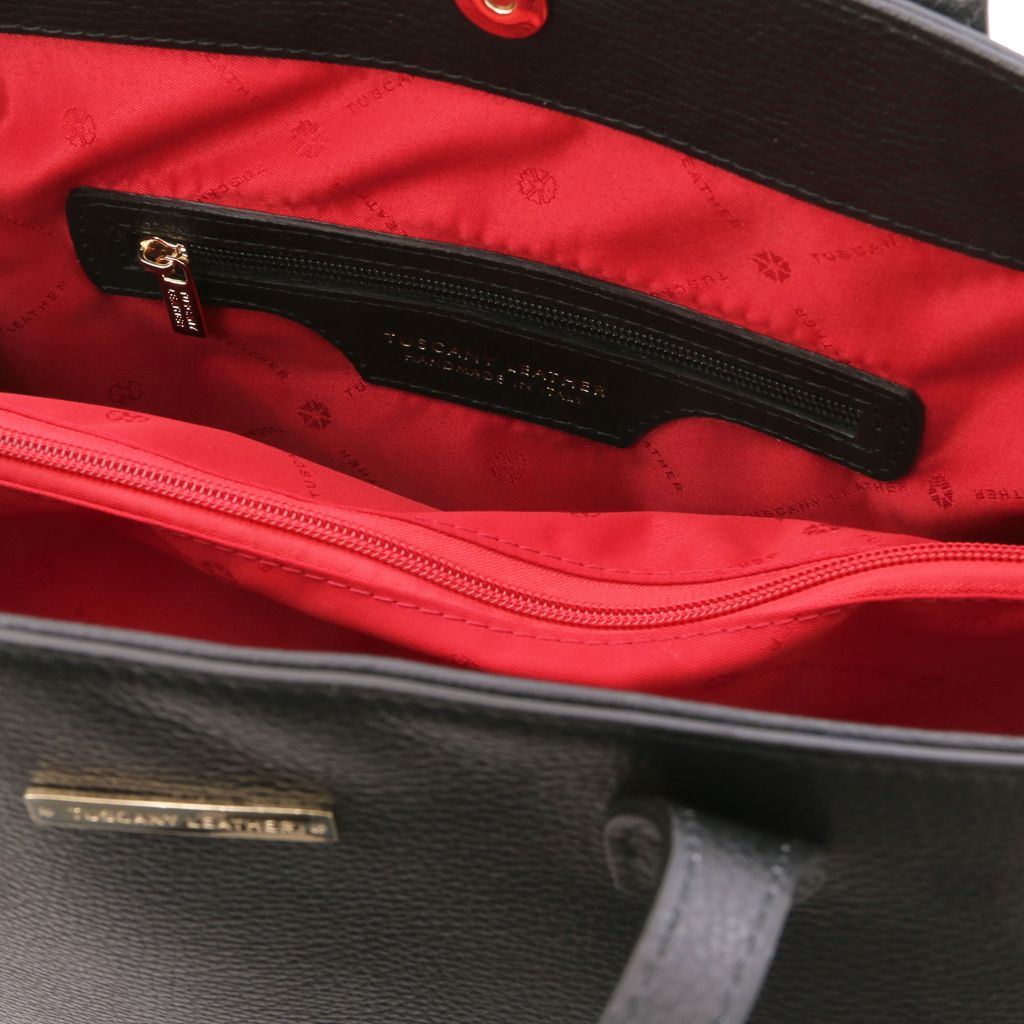 Tuscany Leather TL Bag Handväska #Färg_Svart