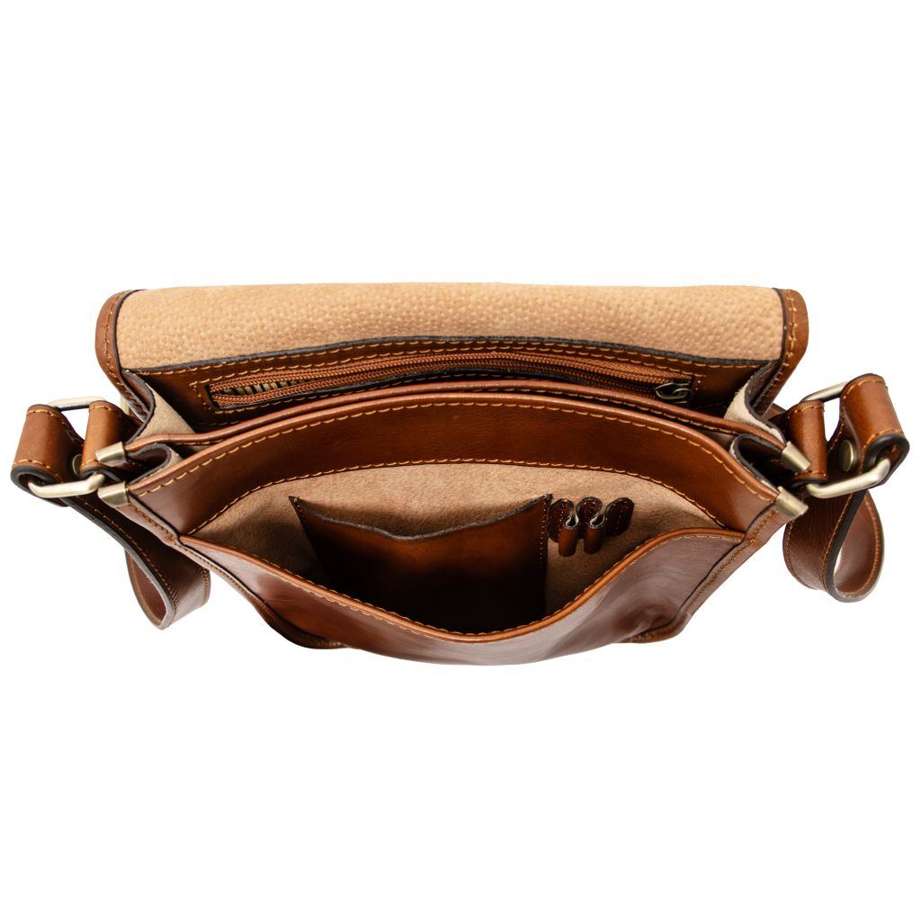 Tuscany Leather TL Messenger Axelremsväska #Färg_Honung
