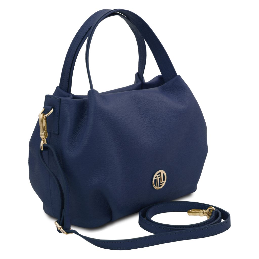 Tuscany Leather Nora Handväska #Färg_Mörkblå