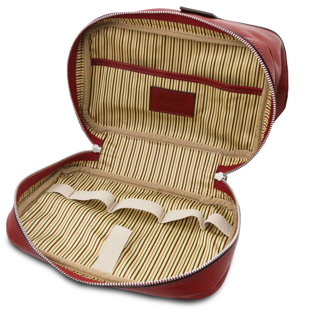 Tuscany Leather Jacob Necessär #Färg_Röd
