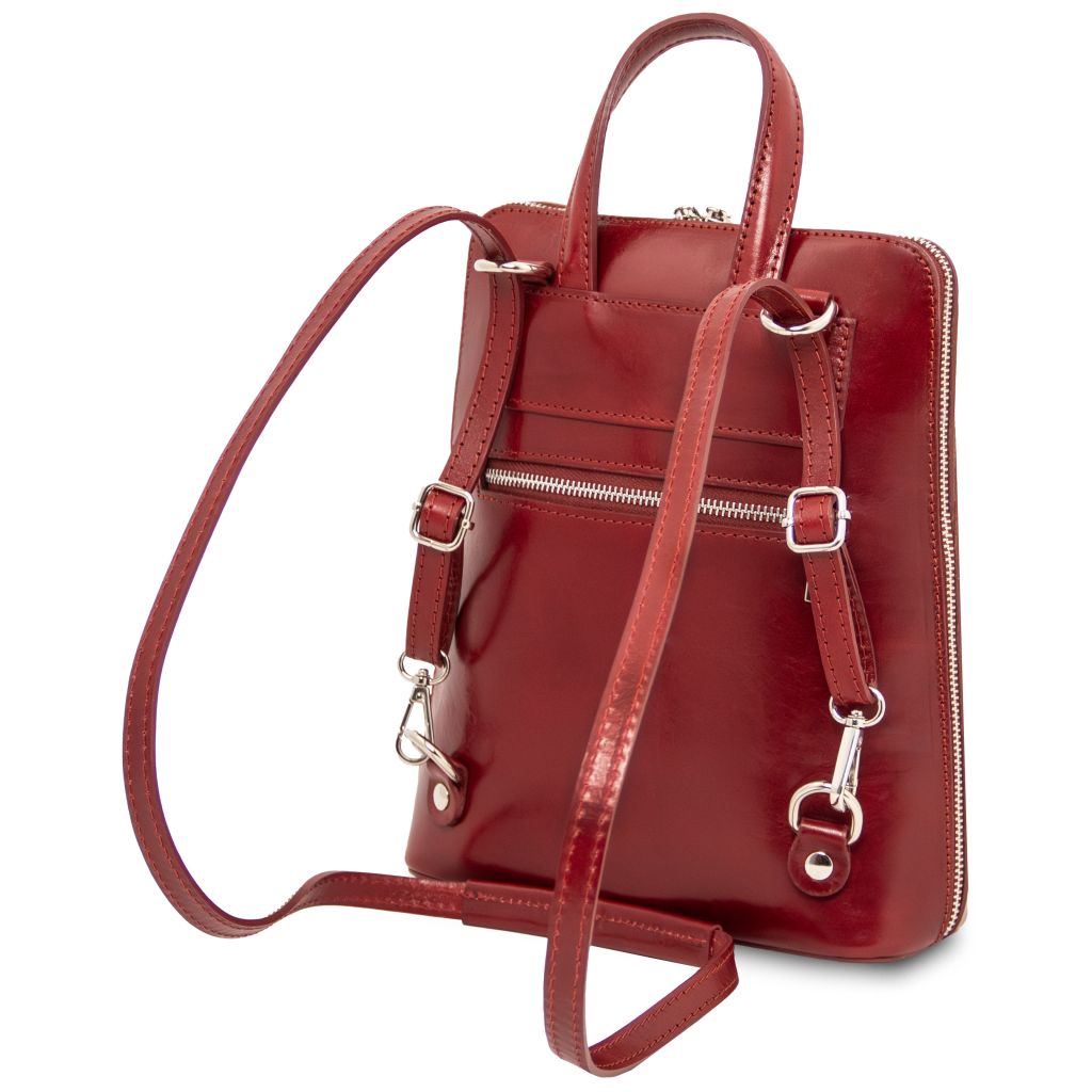 Tuscany Leather Paris Ryggsäck #Färg_Röd