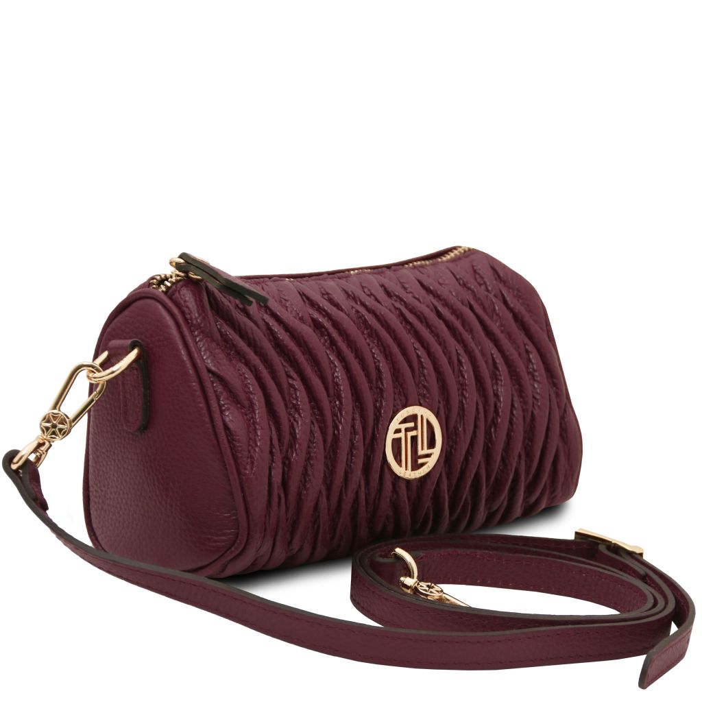 Tuscany Leather Chantilly Handväska #Färg_Bordeaux