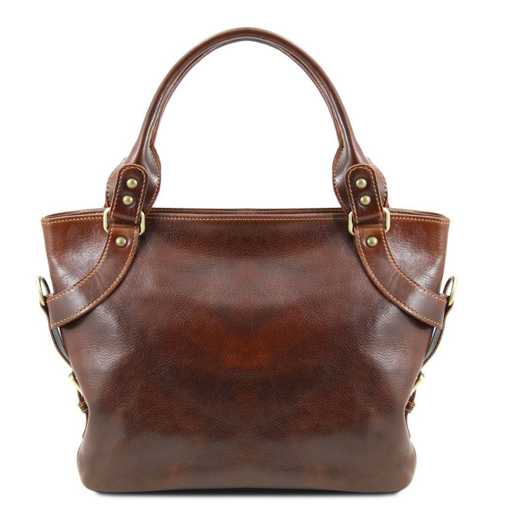 Tuscany Leather Ilenia Handväska #Färg_Brun