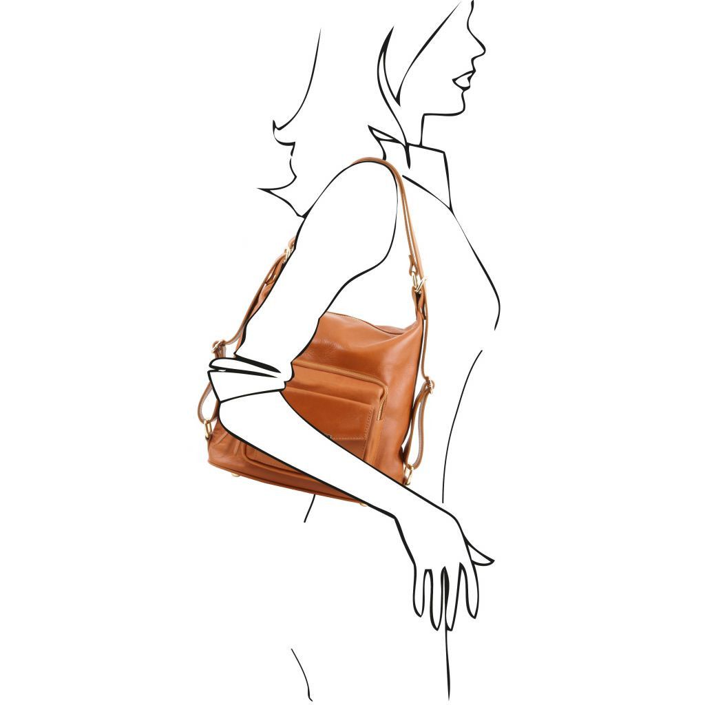 Tuscany Leather TL Bag Ryggsäck #Färg_Cognac