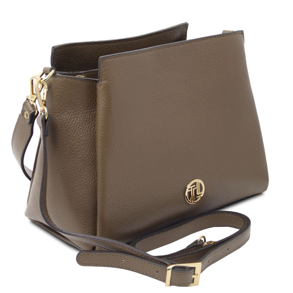 Tuscany Leather Abby Handväska #Färg_Taupe