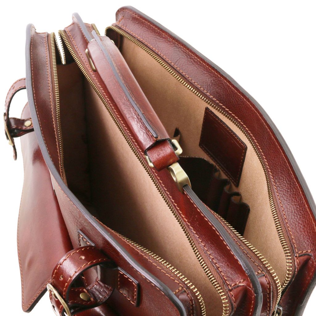 Tuscany Leather Venezia Portfölj #Färg_Röd