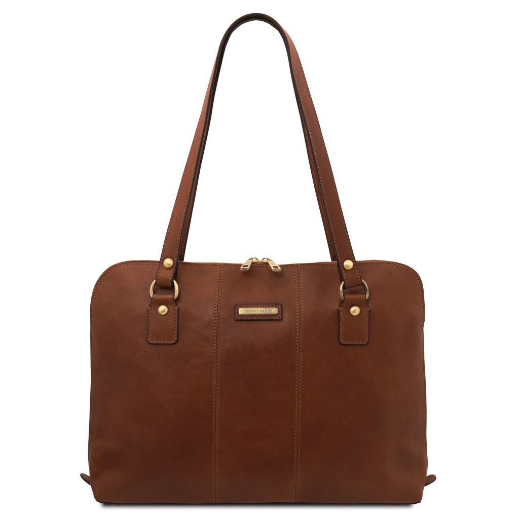 Tuscany Leather Ravenna Datorväska #Färg_Brun