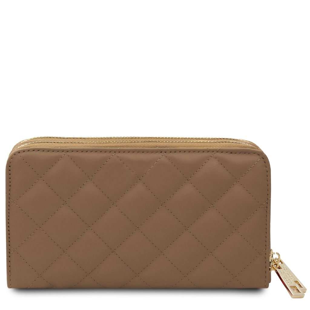 Tuscany Leather Ada Plånbok #Färg_Ljus Taupe