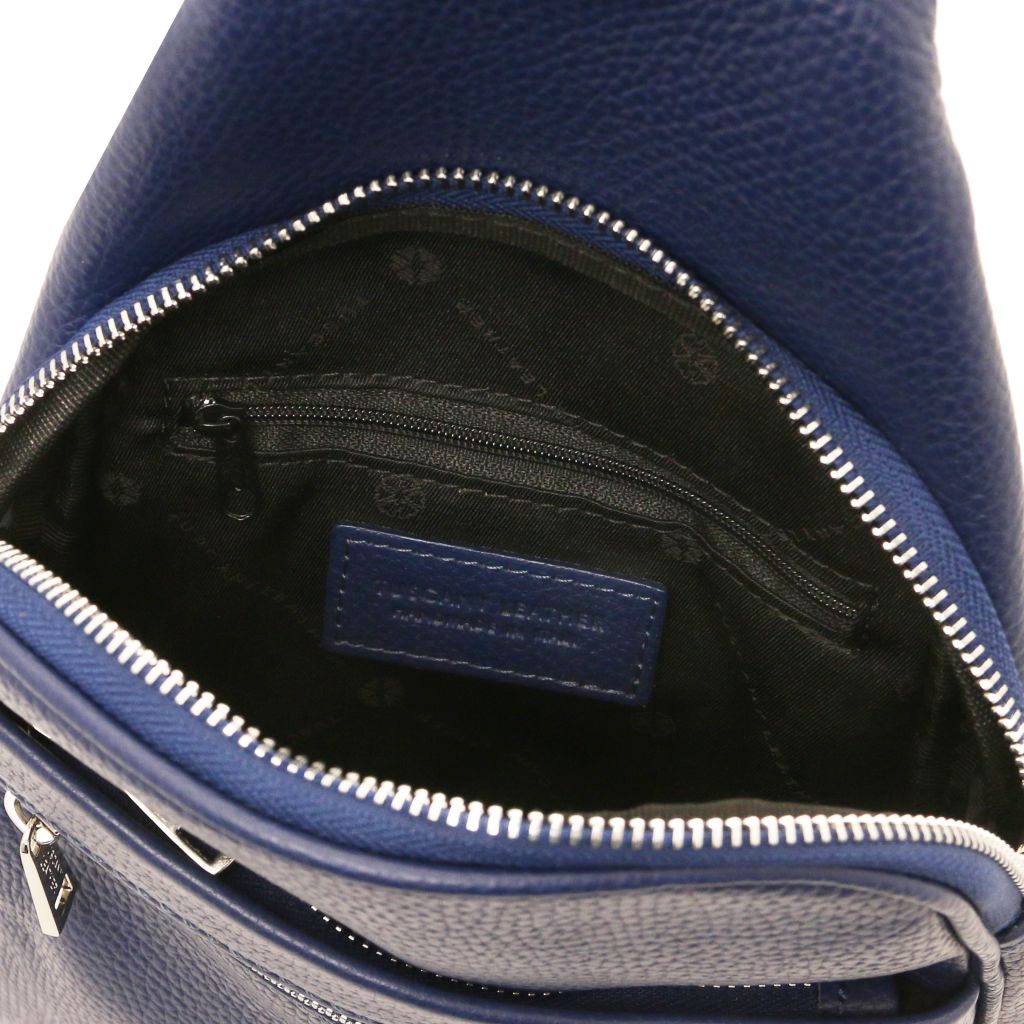 Tuscany Leather Albert Slingväska #Färg_Mörkblå
