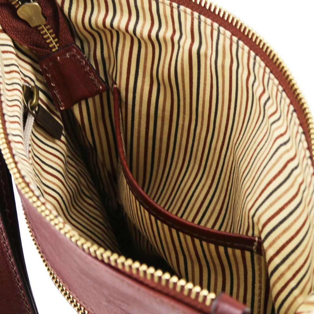 Tuscany Leather Jason Axelremsväska #Färg_Svart