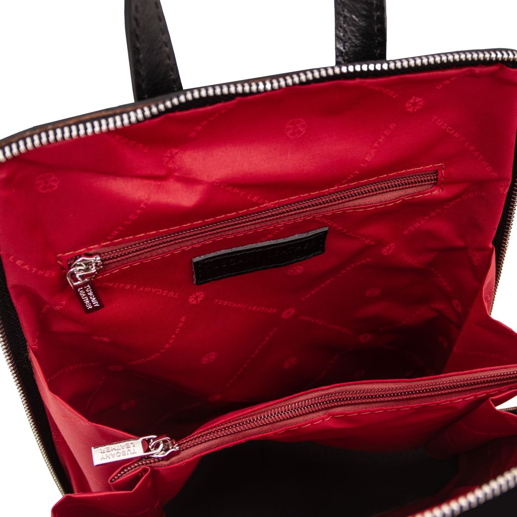 Tuscany Leather Paris Ryggsäck #Färg_Svart