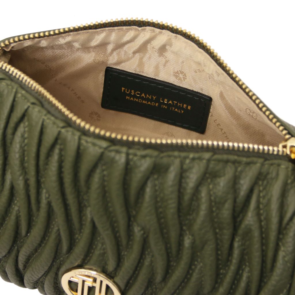Tuscany Leather Chantilly Handväska #Färg_Skogsgrön