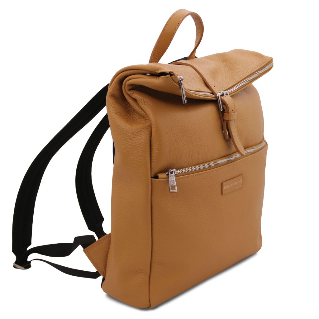 Tuscany Leather Denver Ryggsäck #Färg_Caramel Brun