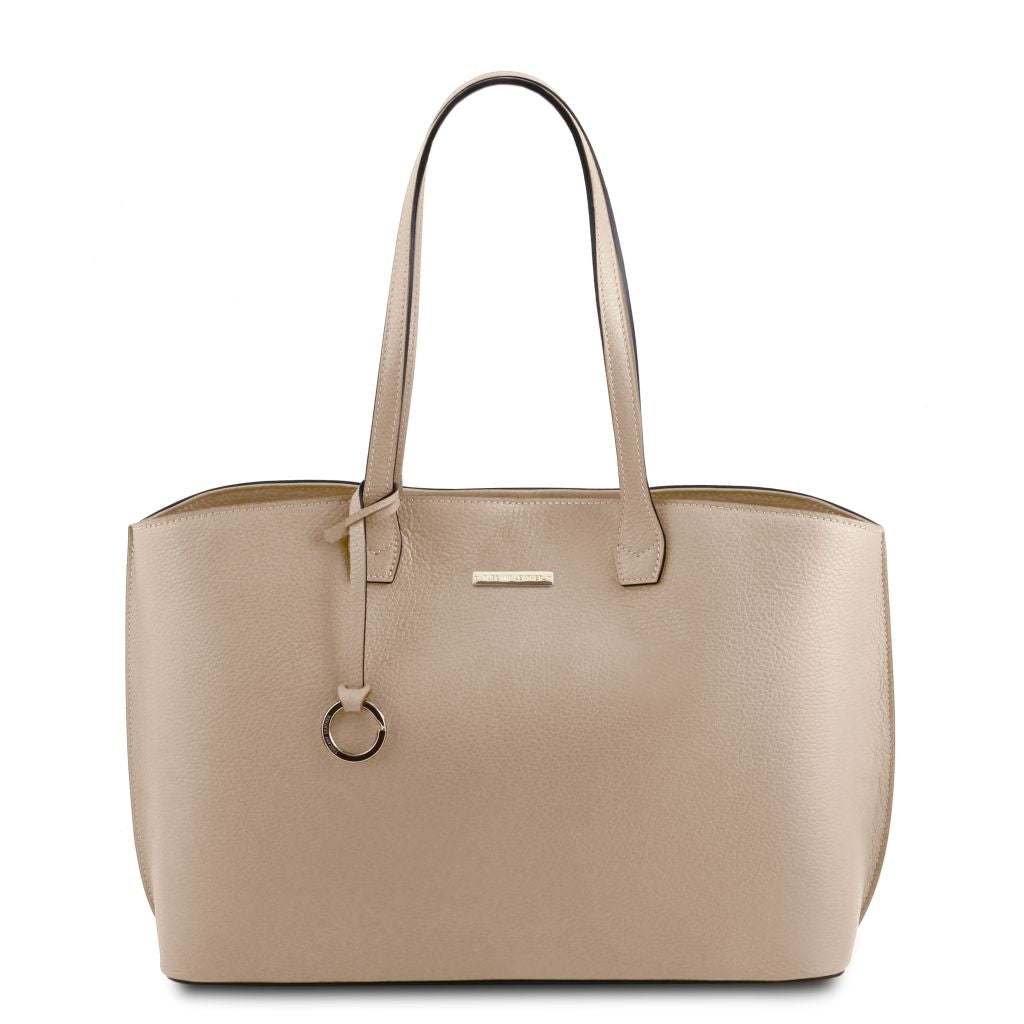Tuscany Leather TL Bag Handväska #Färg_Ljus Taupe