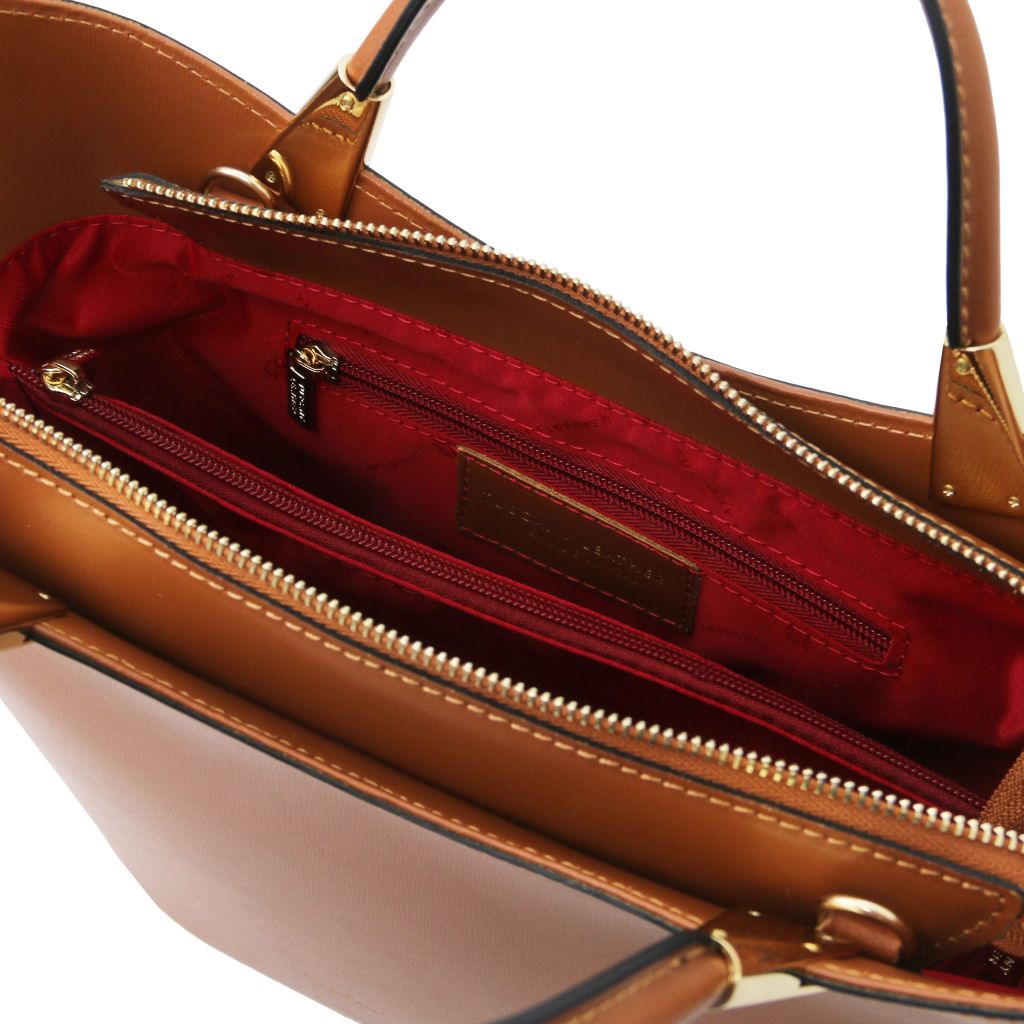 Tuscany Leather TL Bag Handväska #Färg_Cognac