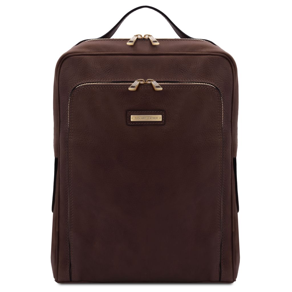 Tuscany Leather Bangkok Datorryggsäck #Färg_Mörkbrun