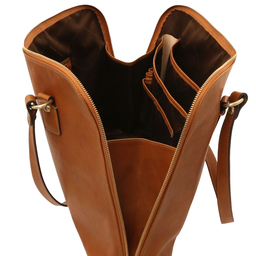 Tuscany Leather Ravenna Datorväska #Färg_Cognac