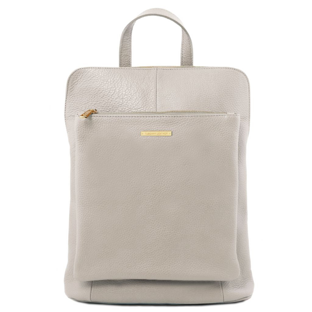 Tuscany Leather TL Bag Ryggsäck #Färg_Ljusgrå