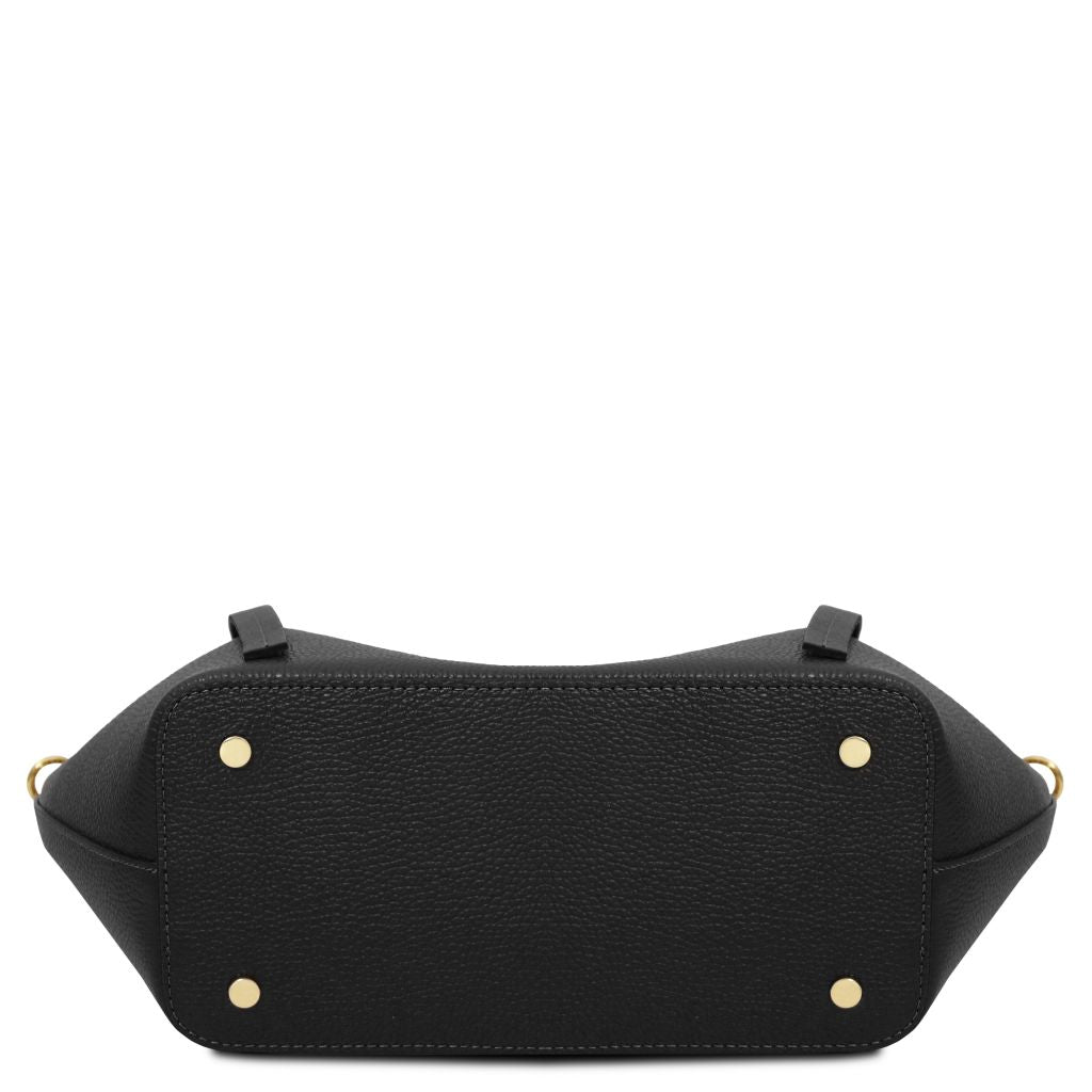 Tuscany Leather Legame L Handväska #Färg_Svart