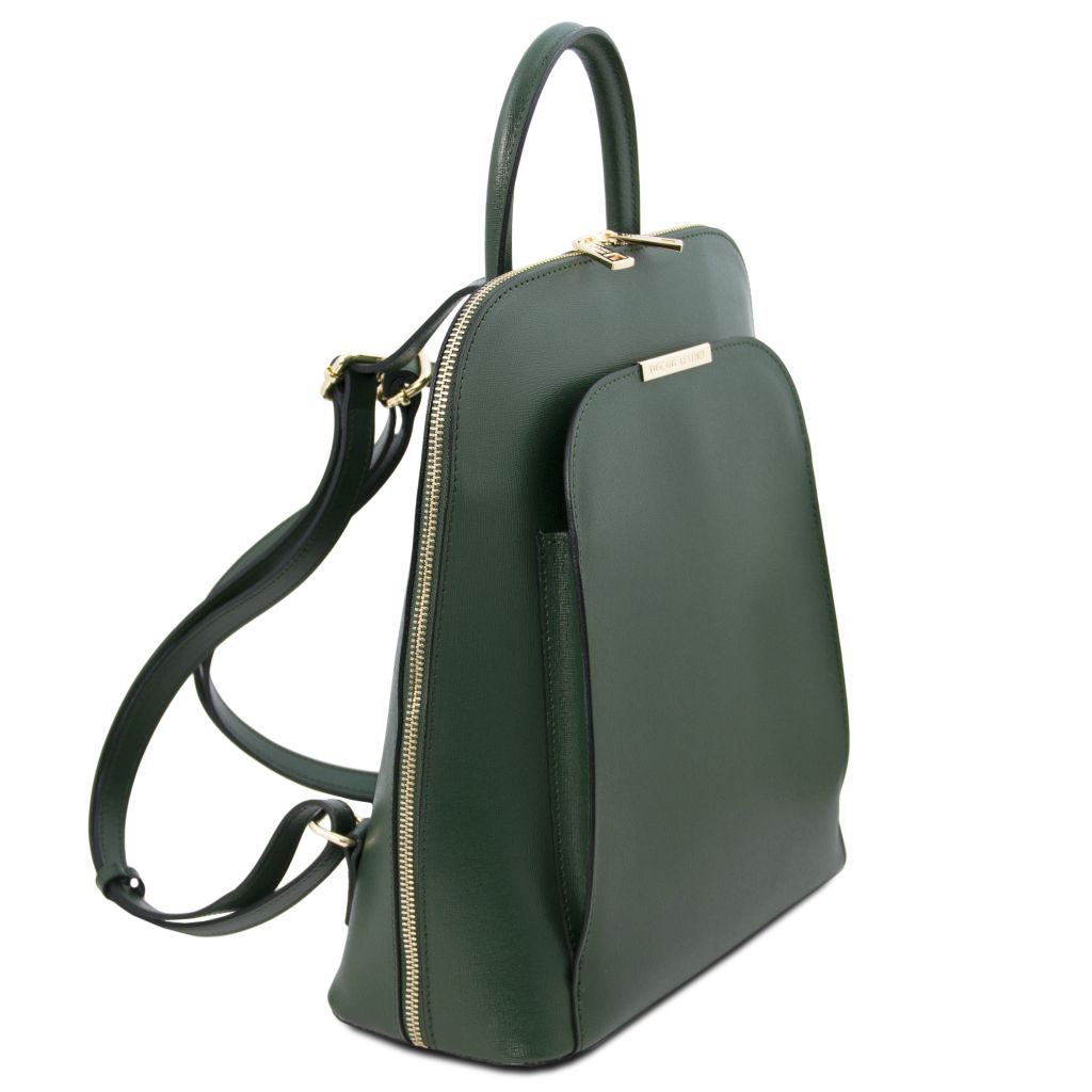 Tuscany Leather TL Bag Ryggsäck #Färg_Skogsgrön