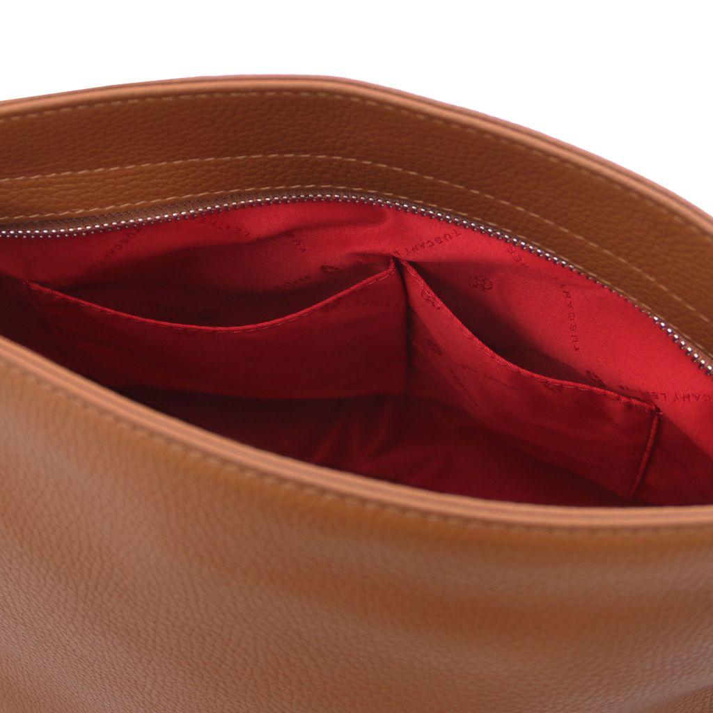 Tuscany Leather TL Bag Handväska #Färg_Cognac