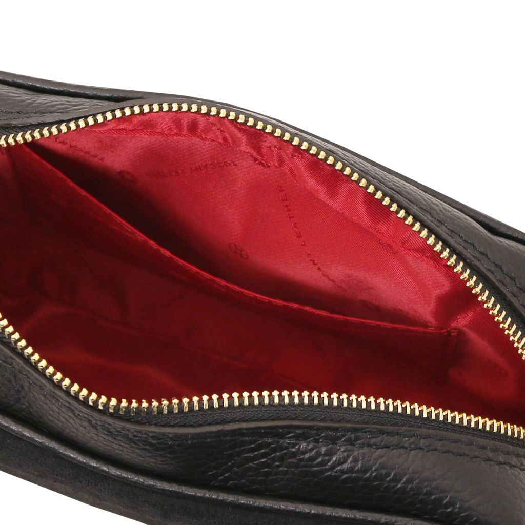 Tuscany Leather Chantilly Handväska #Färg_Svart