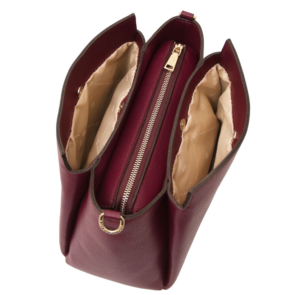 Tuscany Leather Abby Handväska #Färg_Bordeaux