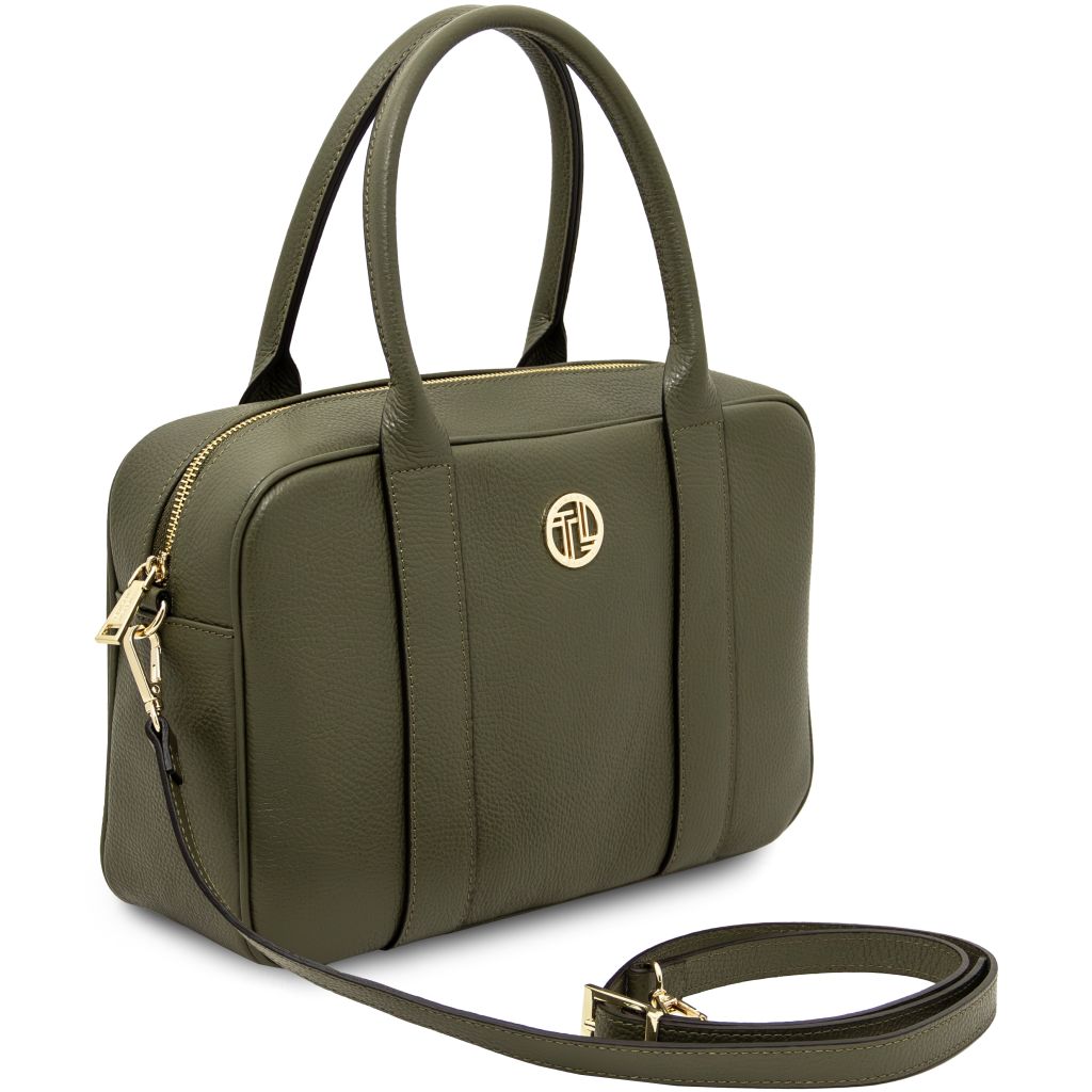 Tuscany Leather Stephany Handväska #Färg_Skogsgrön