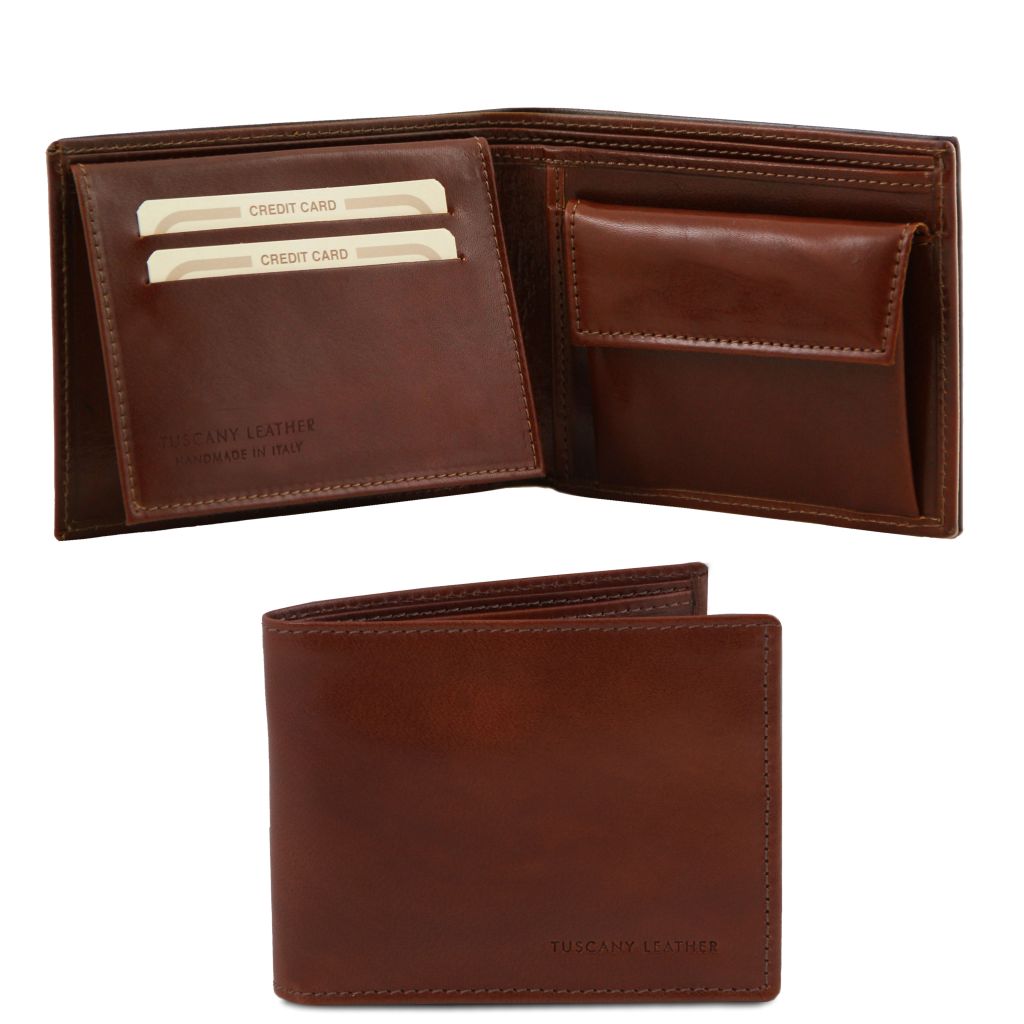 Tuscany Leather Exclusive 3 Plånbok #Färg_Brun