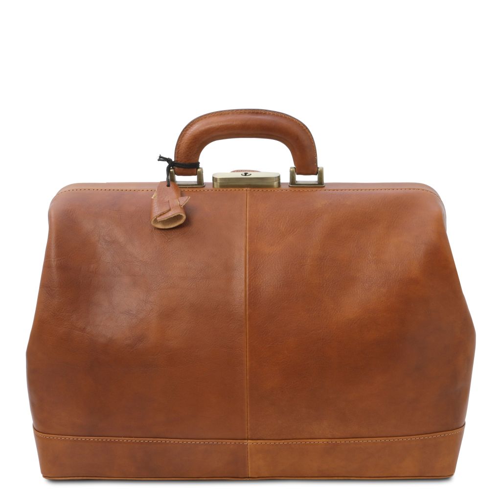 Tuscany Leather Leonardo Doktorsväska #Färg_Cognac