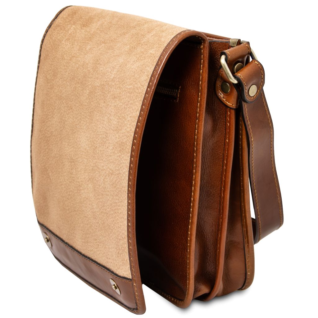 Tuscany Leather TL Messenger Axelremsväska #Färg_Honung