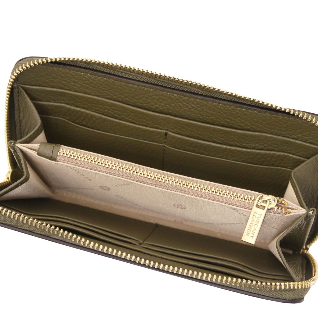 Tuscany Leather Financier Plånbok #Färg_Skogsgrön