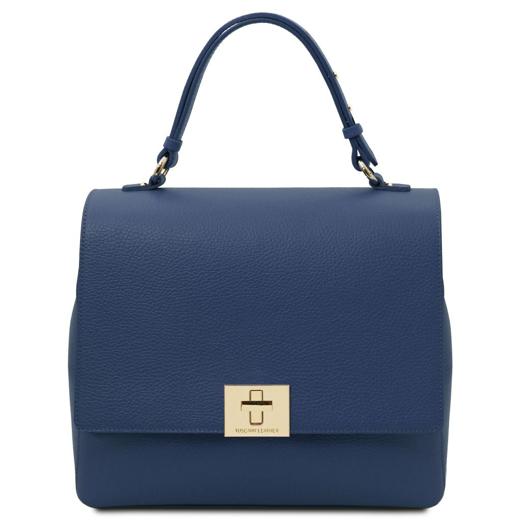 Tuscany Leather Silene Handväska #Färg_Mörkblå
