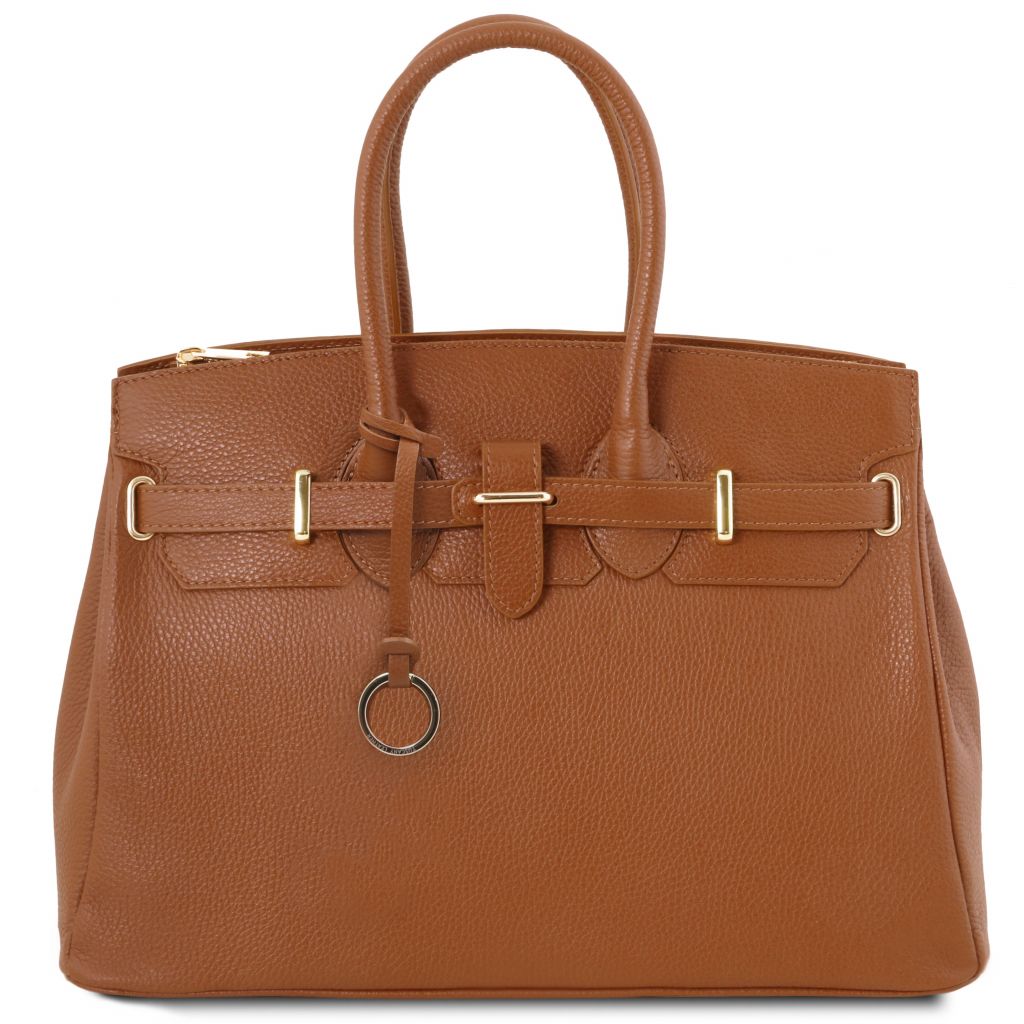 Tuscany Leather TL Bag Handväska #Färg_Cognac