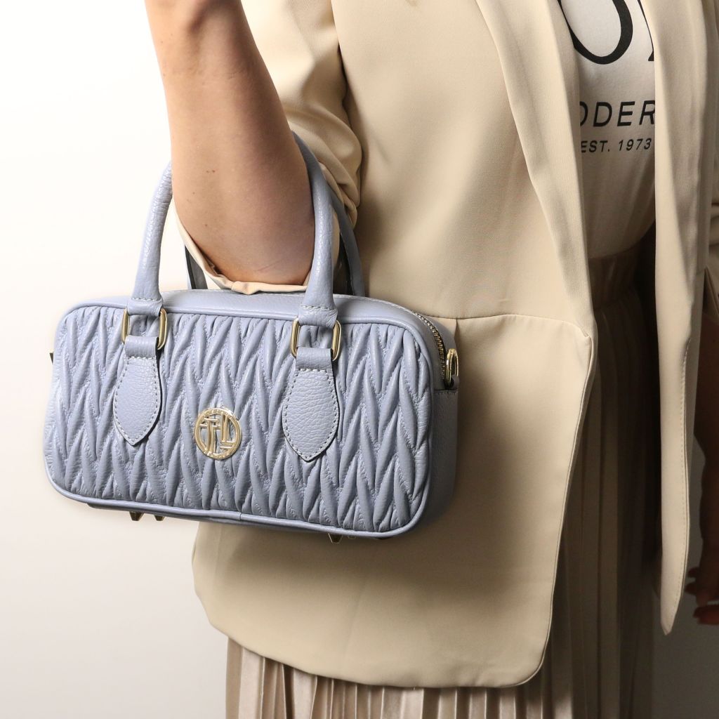 Tuscany Leather Mousse Handväska #Färg_Vit