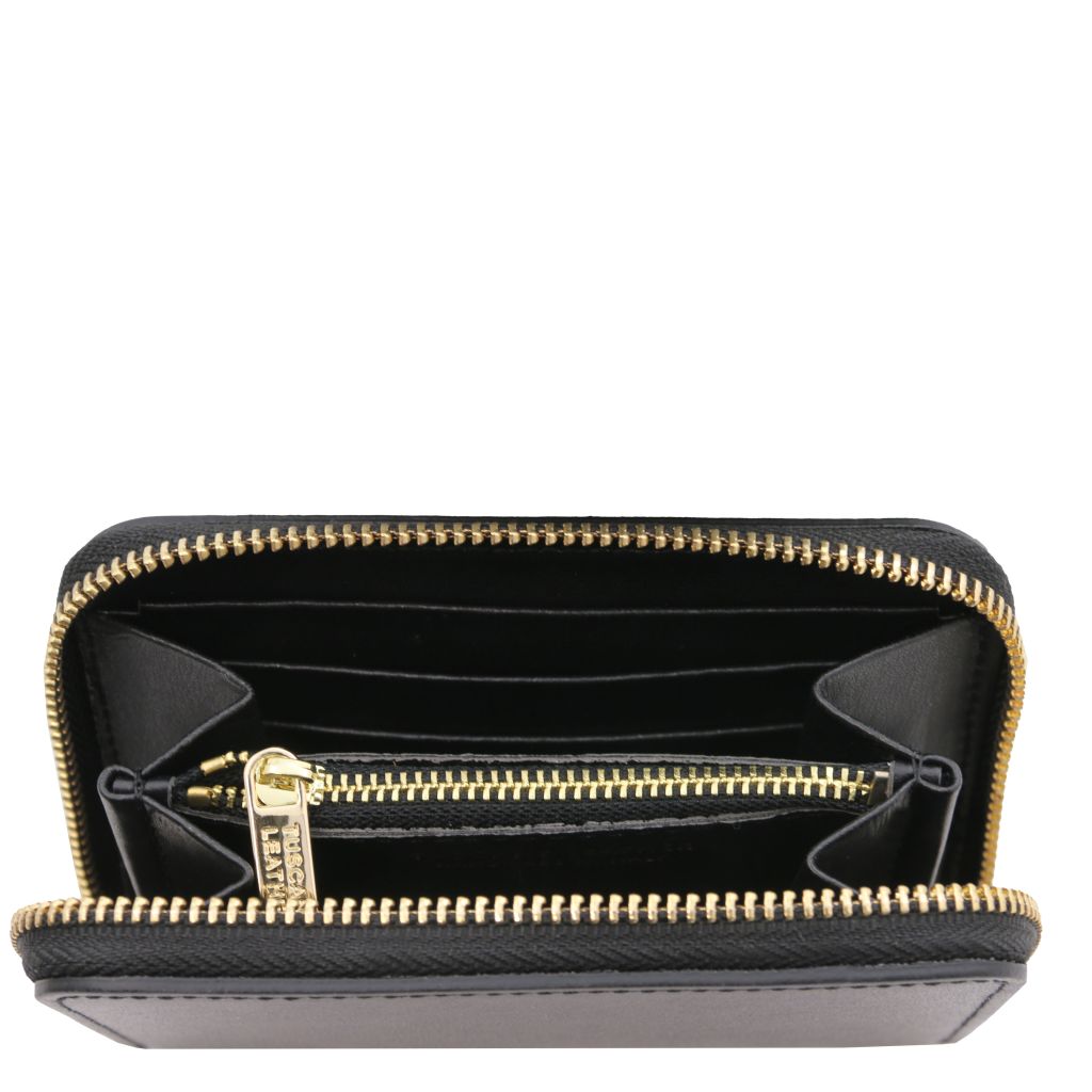 Tuscany Leather Leda Plånbok #Färg_Svart