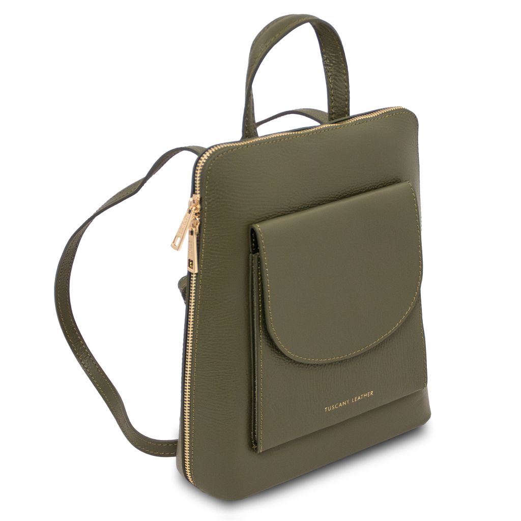 Tuscany Leather TL Bag Ryggsäck #Färg_Skogsgrön