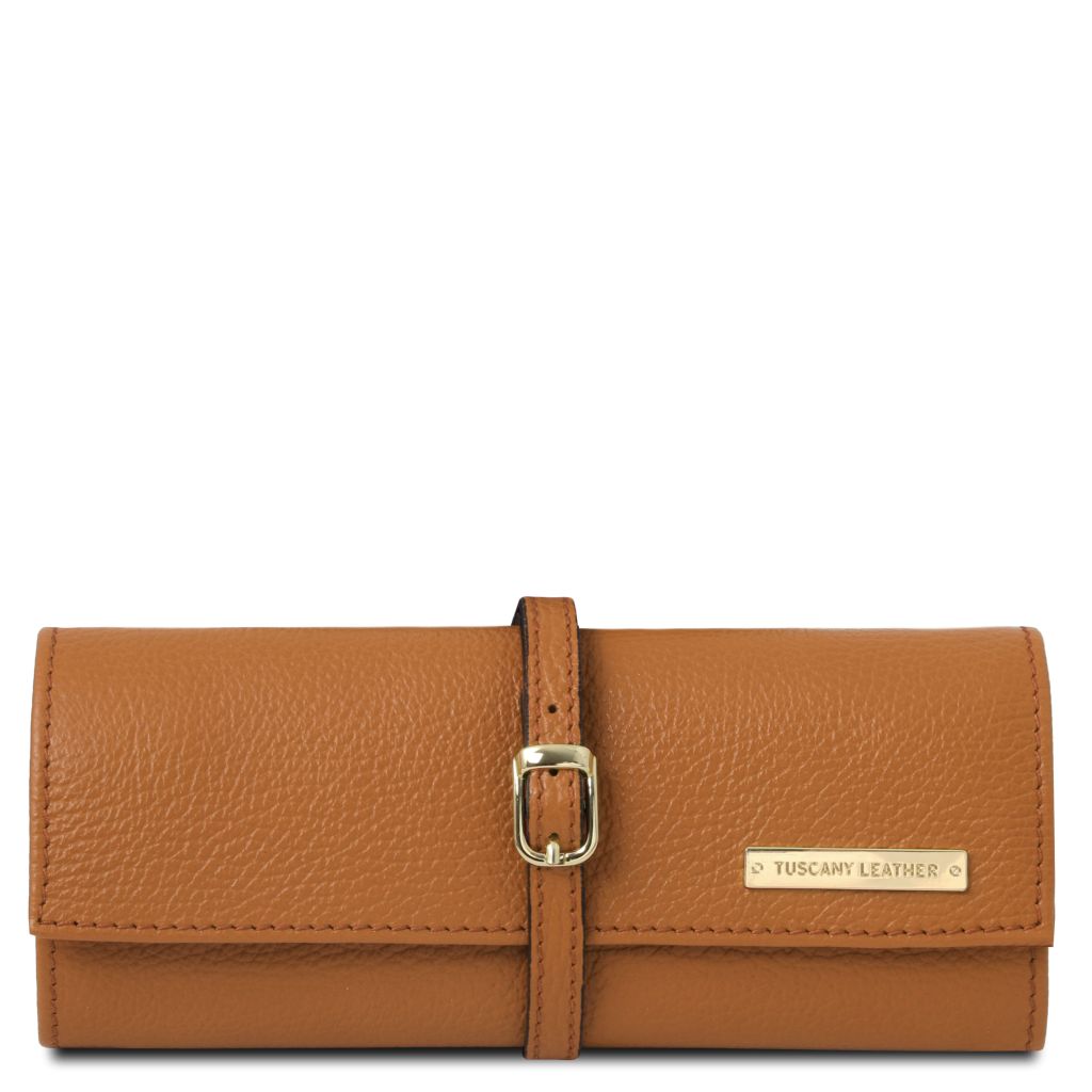 Tuscany Leather Soft Leather Jewellery Case Smyckesförvaring #Färg_Cognac
