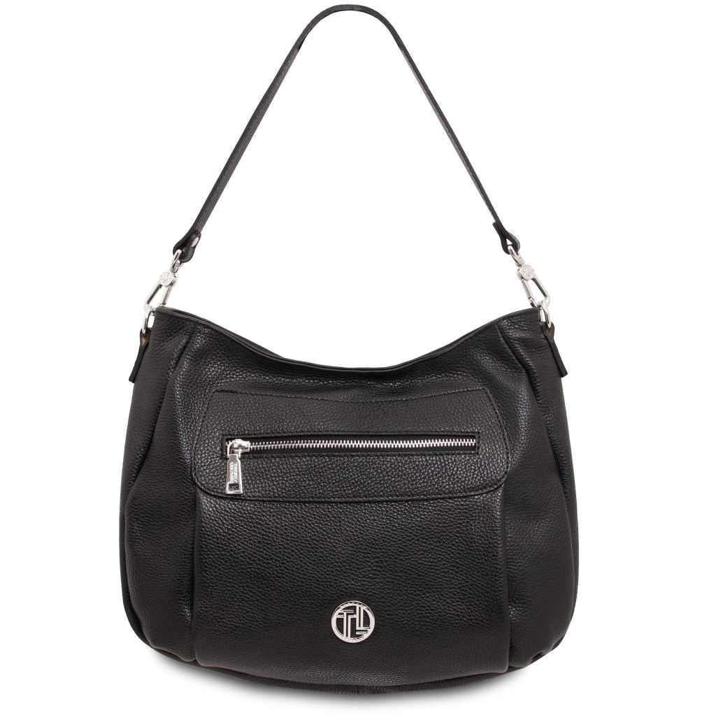 Tuscany Leather Brenda Handväska #Färg_Svart