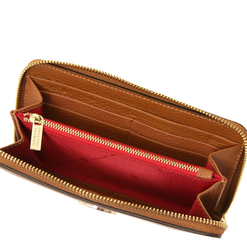 Tuscany Leather Financier Plånbok #Färg_Cognac