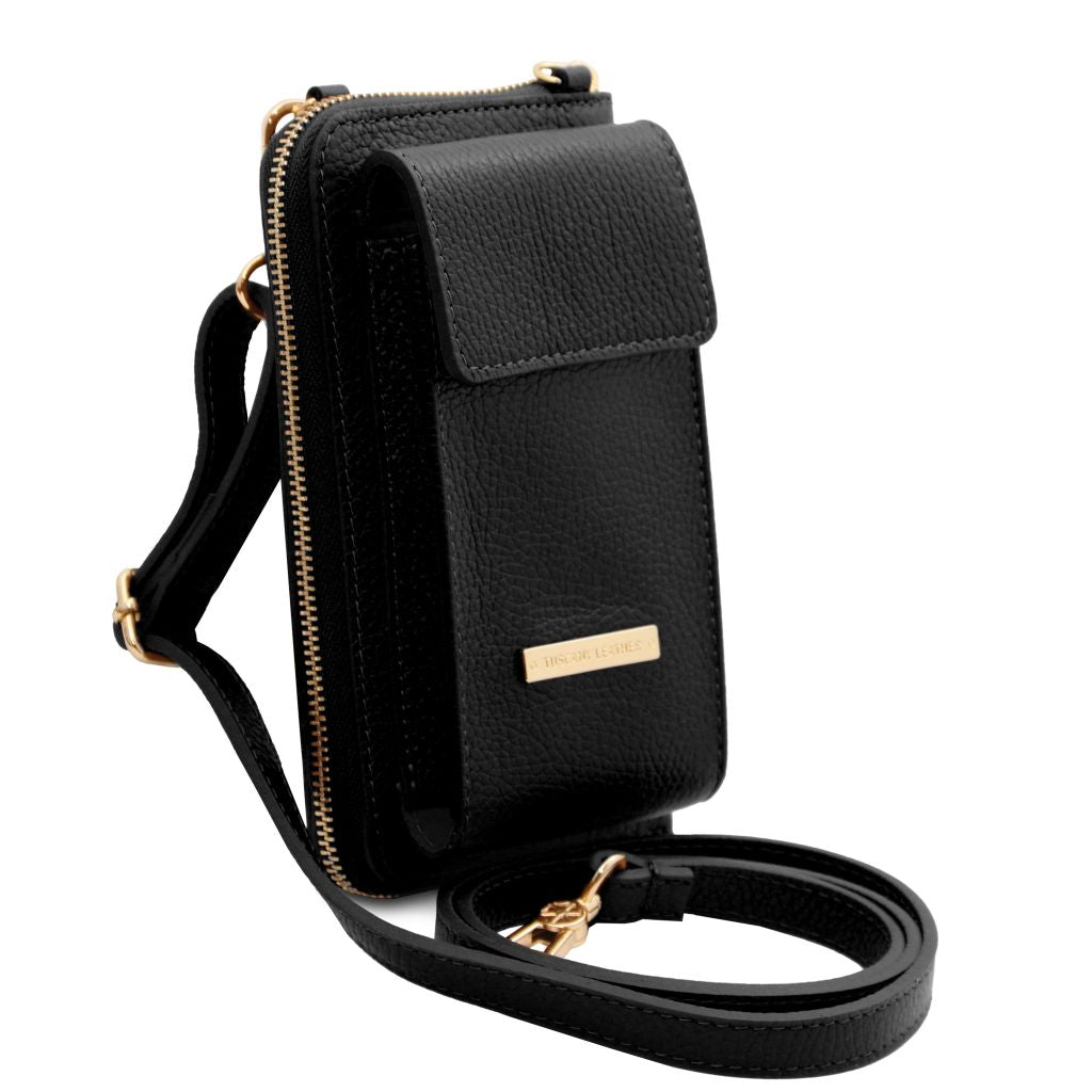 Tuscany Leather TL Bag Axelremsväska #Färg_Svart