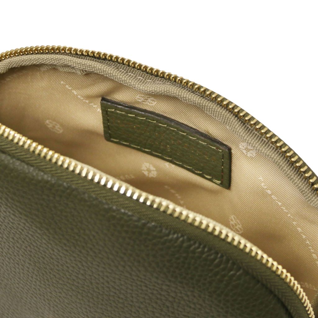 Tuscany Leather Vera Necessär #Färg_Skogsgrön