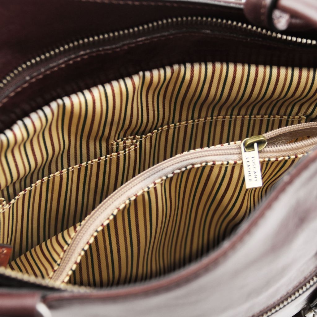 Tuscany Leather Patty Handväska #Färg_Mörkbrun