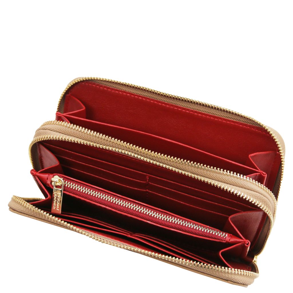 Tuscany Leather Mira Plånbok #Färg_Champagne