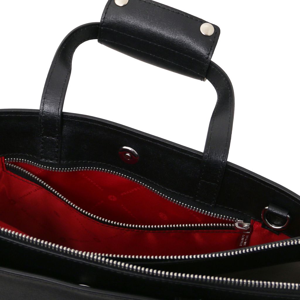 Tuscany Leather Palermo Datorväska #Färg_Svart