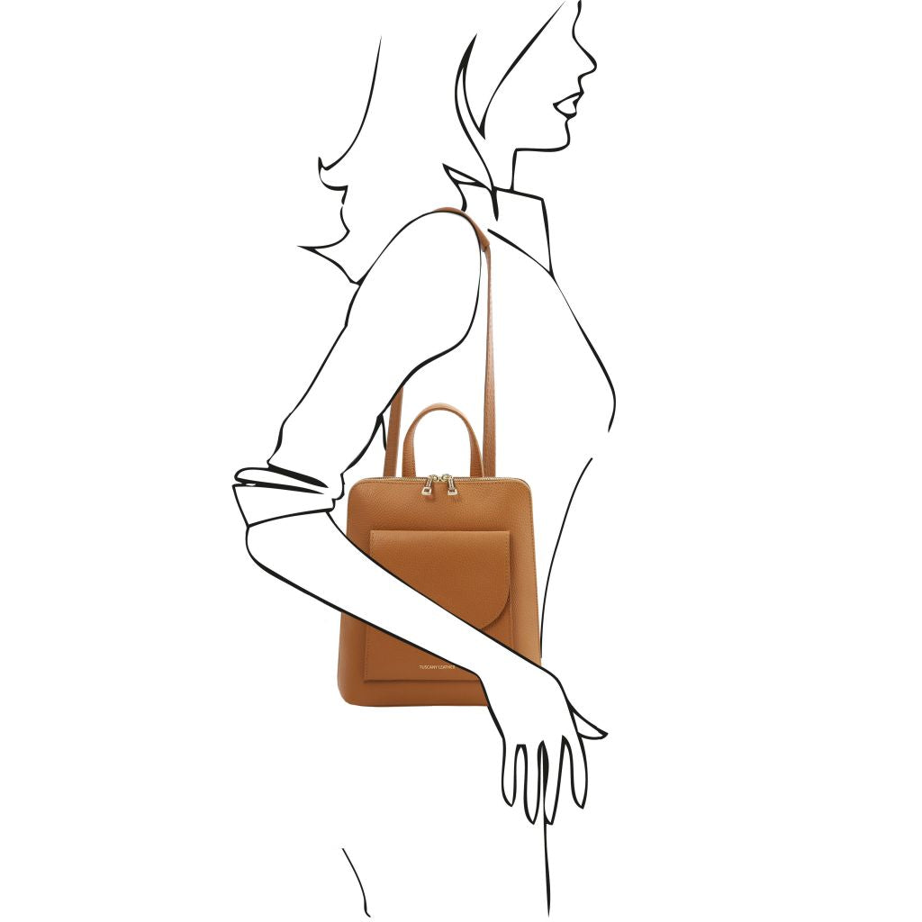 Tuscany Leather TL Bag Ryggsäck #Färg_Cognac