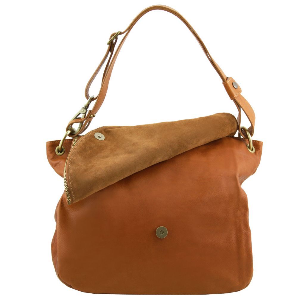 Tuscany Leather TL Bag Axelväska #Färg_Cognac