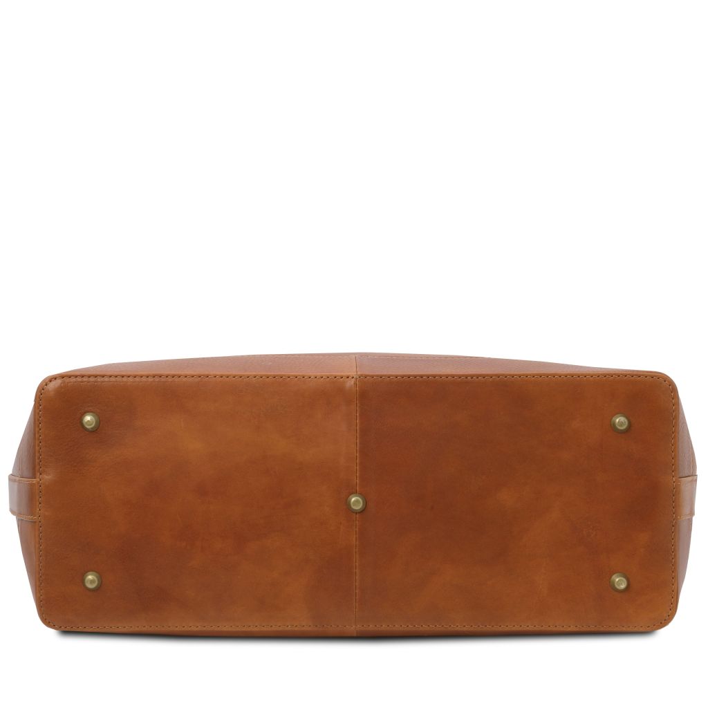 Tuscany Leather Leonardo Doktorsväska #Färg_Cognac