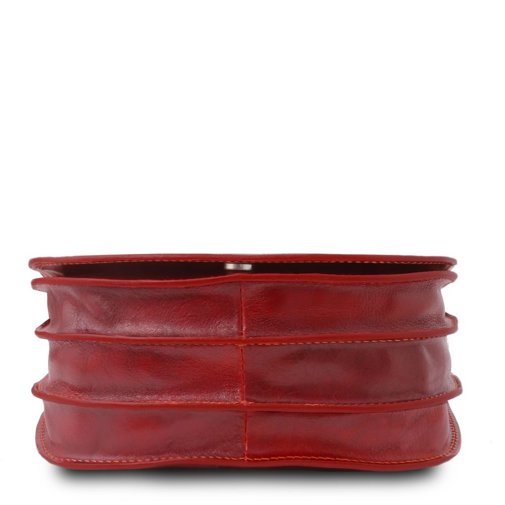 Tuscany Leather Isabella Axelremsväska #Färg_Röd
