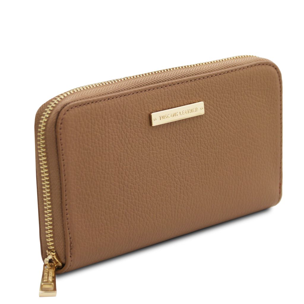 Tuscany Leather Eris Plånbok #Färg_Taupe